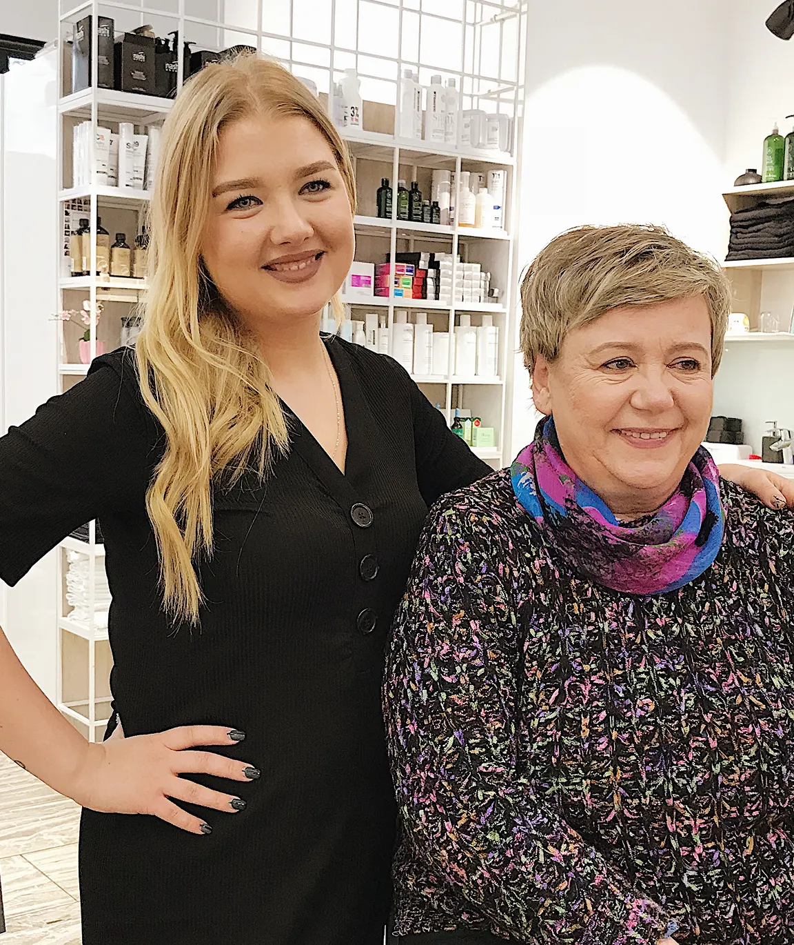 Valeria Rysina and leading makeup artist