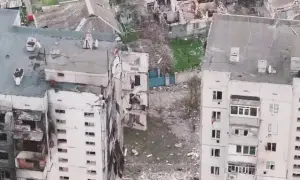 Фото: рашисты обстреляли Херсон и убили человека