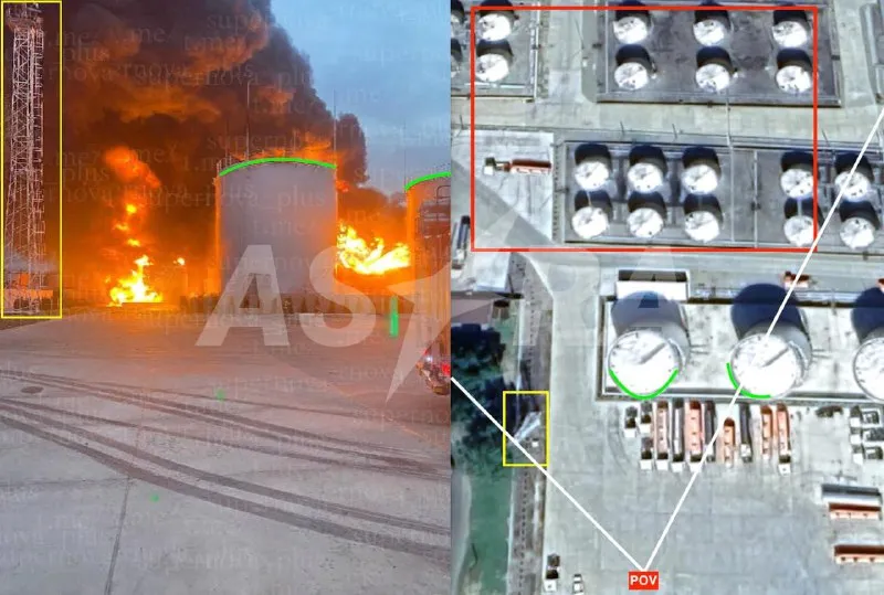 Відео: У Краснодарському краї РФ вибухнула нафтобаза, яка обслуговувала окупантів