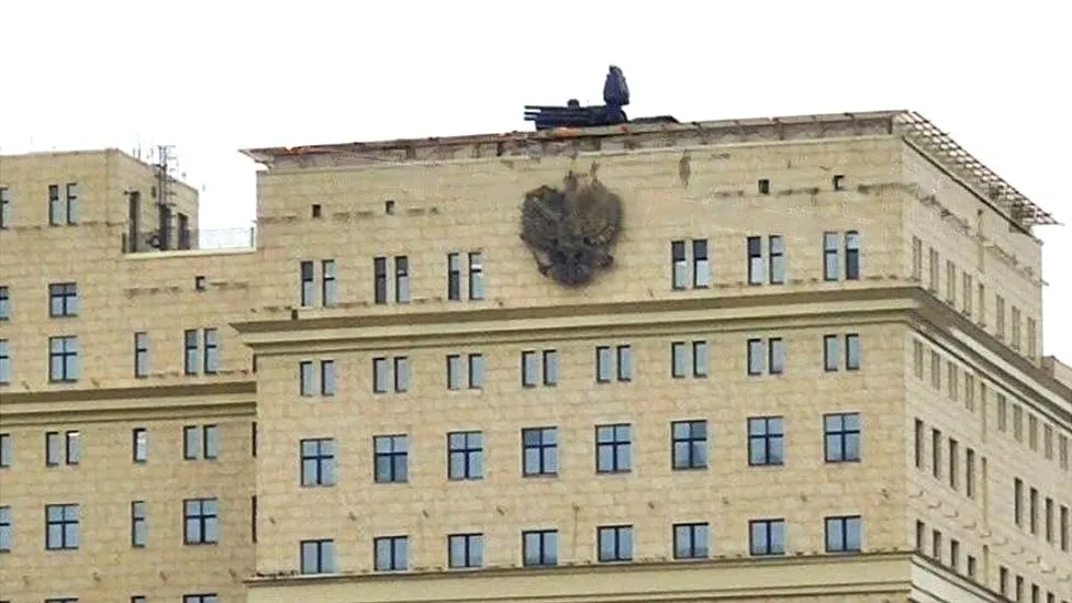 ППО на даху хмарочоса у Москві встановили неподалік штаб-квартири російського ГРУ