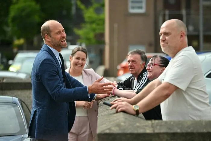 Prince William made a witty joke about his bald spot