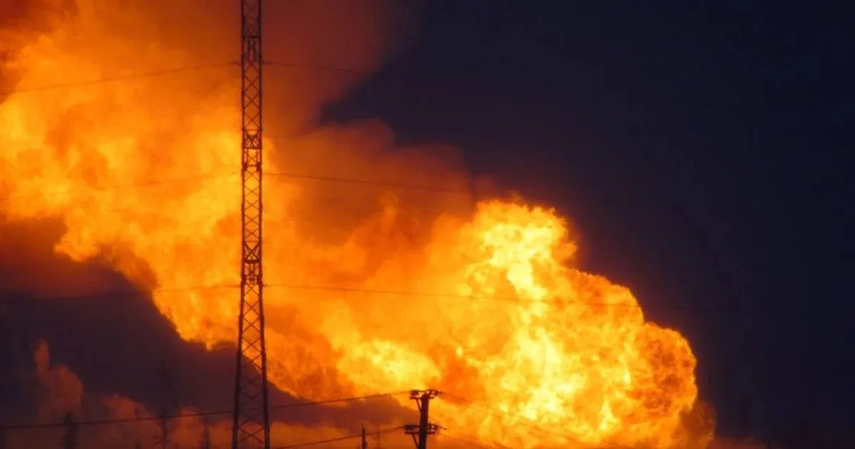В России взорвался газопровод, соединяющий Центральную Азию с Европой
