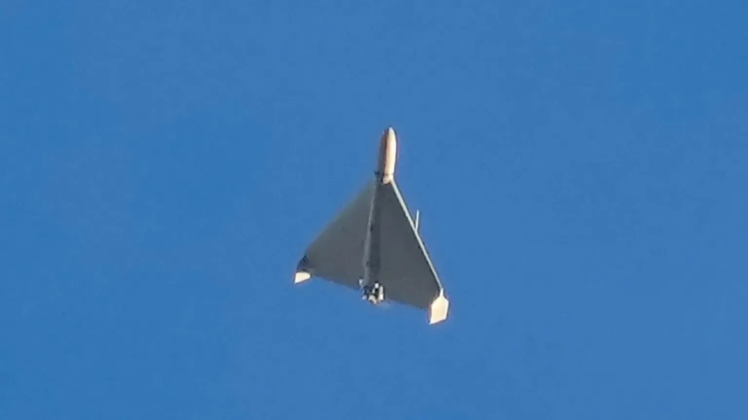 A Russian drone was spotted flying over Moldova for the second time this morning