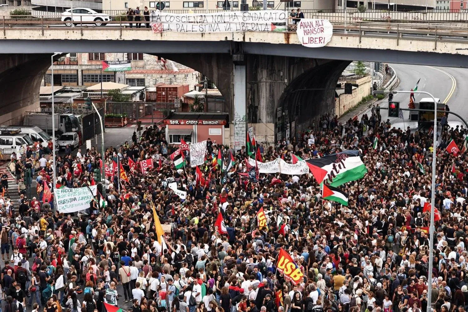 Міланський аеропорт заблокували протестувальники перед рейсом до Тель-Авіва