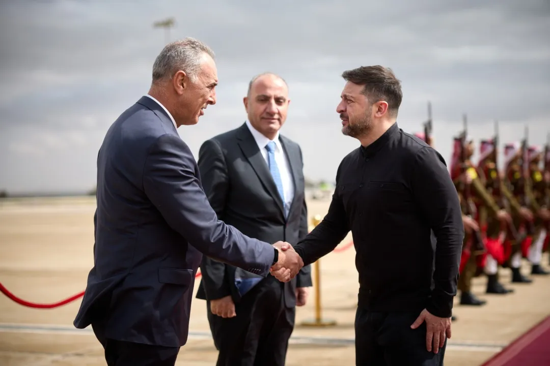 Володимир Зеленський розпочав візит до Йорданії
