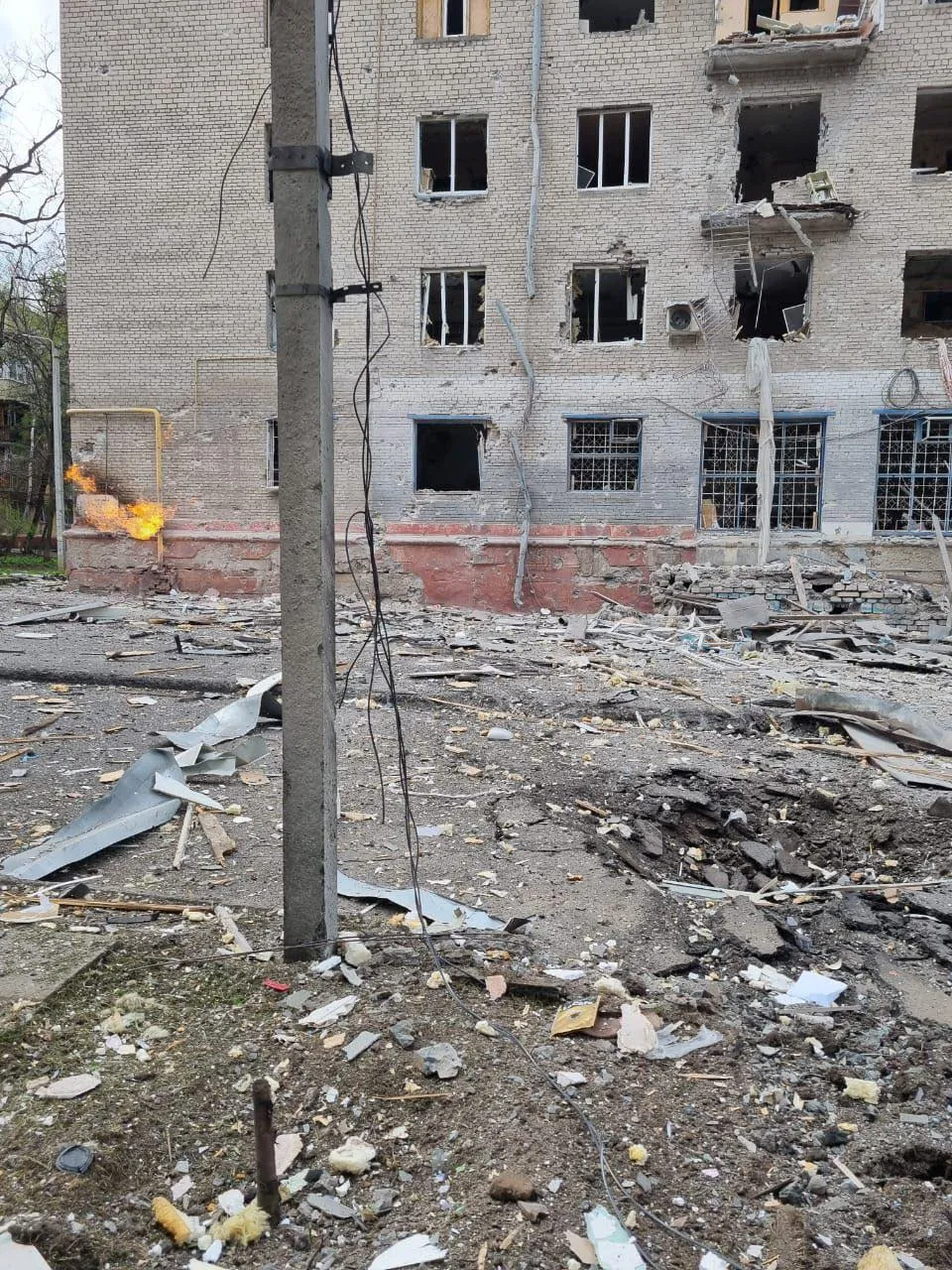 В Краматорську 10 поранених після атаки РФ по центру міста