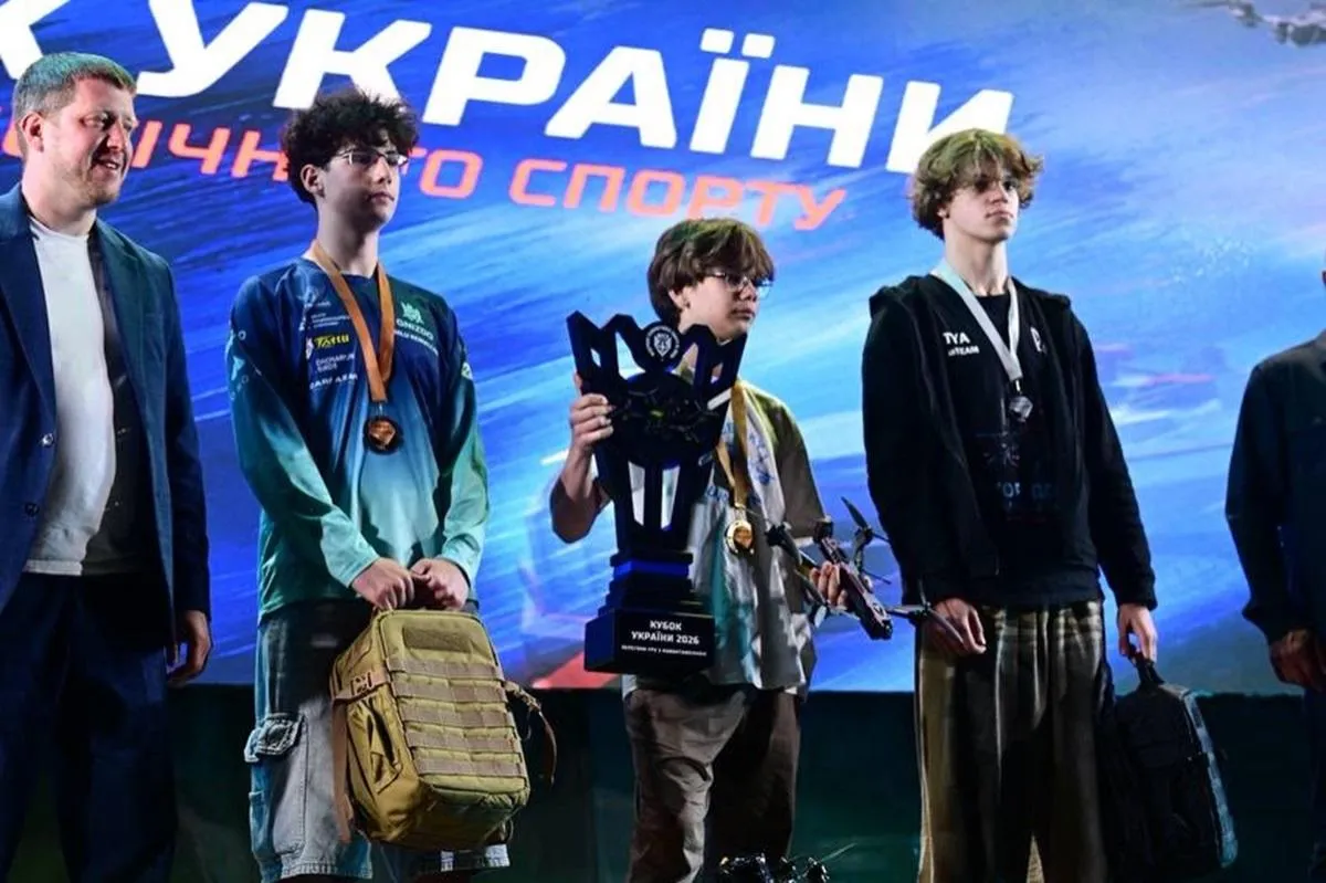 McQueen выиграл Кубок Украины по FPV-дронам с грузом