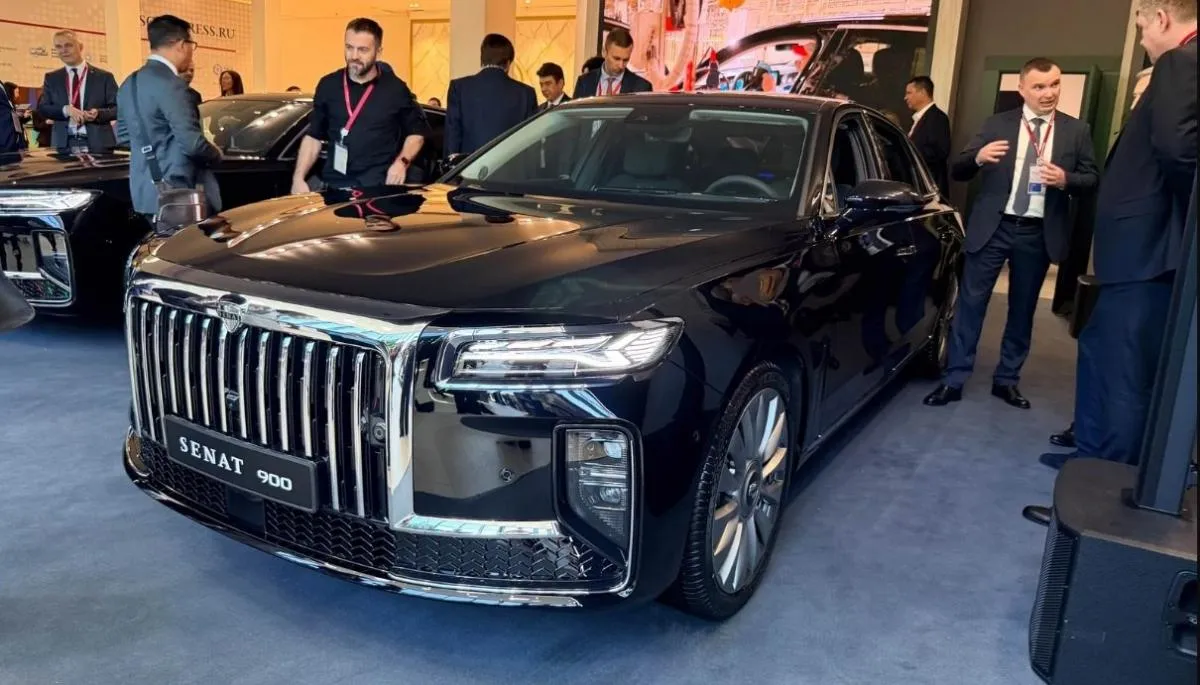 An "elite" car was unveiled in Russia, but it turned out to be Chinese