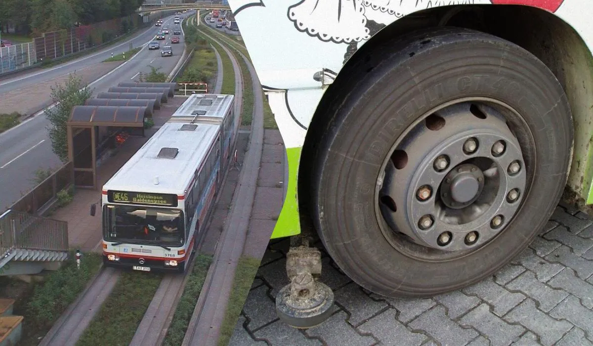 В Германии создали автобус-поезд, который до сих пор курсирует в Эссене