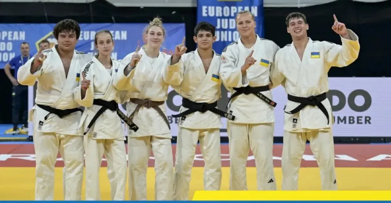 Украинские дзюдоисты завоевали шесть медалей на чемпионате Европы
