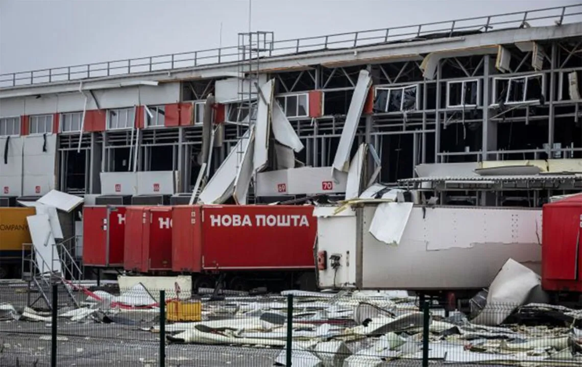 In Dnipro, a Russian "Banderole" destroyed a Nova Poshta depot