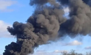 Фото, відео: дрони атакували нафтобазу у тимчасово окупованому Криму