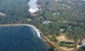 Опубліковано гарні кадри пожежі на полігоні в окупованому Криму