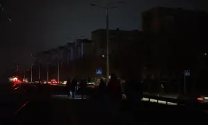 рф атакувала дроном автомобіль газової служби у Сумах, він згорів
