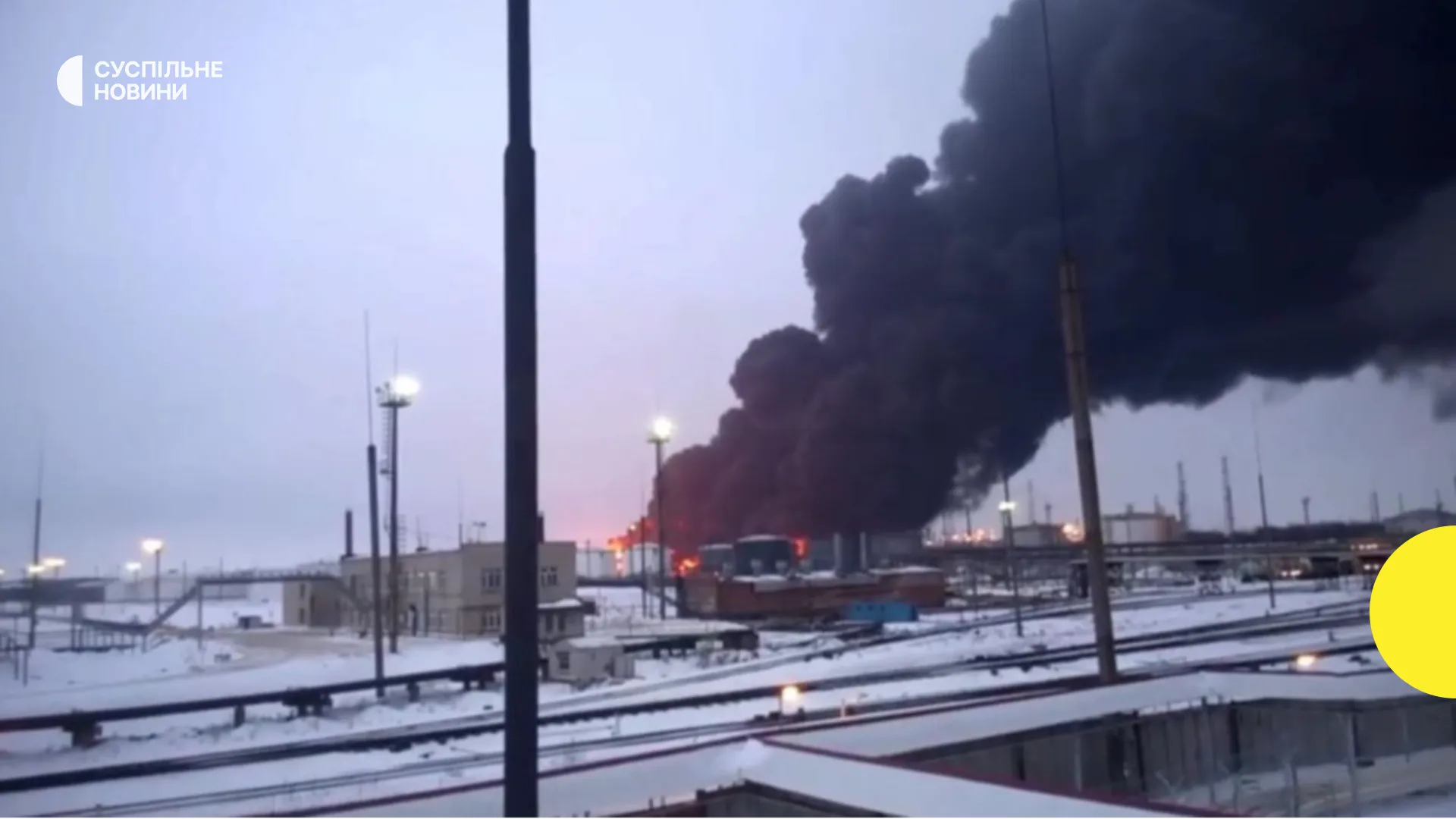 Безпілотники атакували стратегічну нафтобазу «Армавір» у Краснодарському краї рф