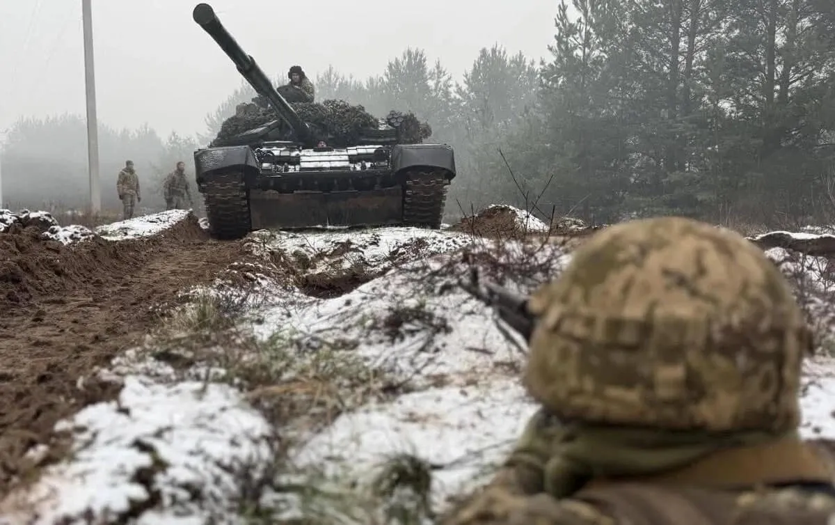 Russian Forces Advance Near the Settlement of Udachne in Donetsk Region