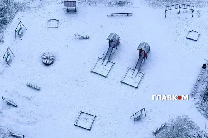 У Києві випав перший сніг