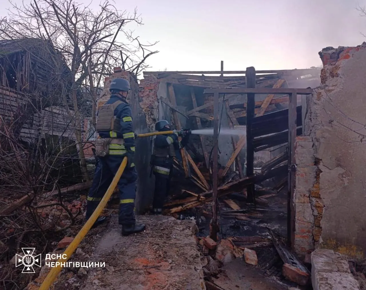 Удар дронами по Ніжину залишив без світла десятки сіл