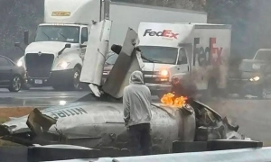 Druga katastrofa lotnicza w USA w ciągu doby: samolot rozbił się na trasie w Massachusetts