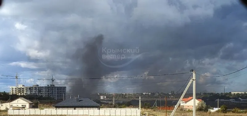 Пожежа на нафтобазі у Гвардійському розгорілася вдруге