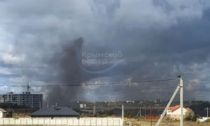 Пожежа на нафтобазі у Гвардійському розгорілася вдруге