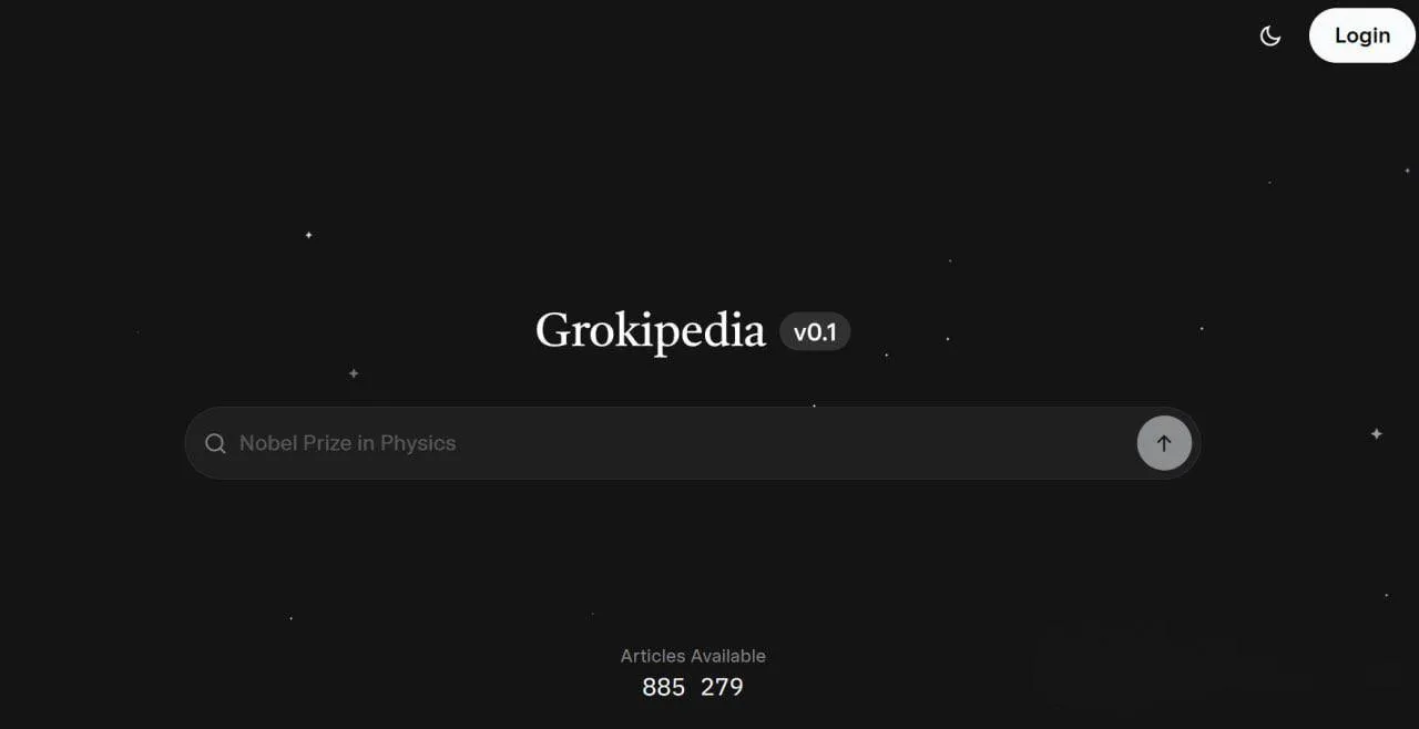 Маск представив Grokipedia — нову «розумну» енциклопедію на базі штучного інтелекту Маск представив Grokipedia — нову «розумну» енциклопедію на базі штучного інтелекту