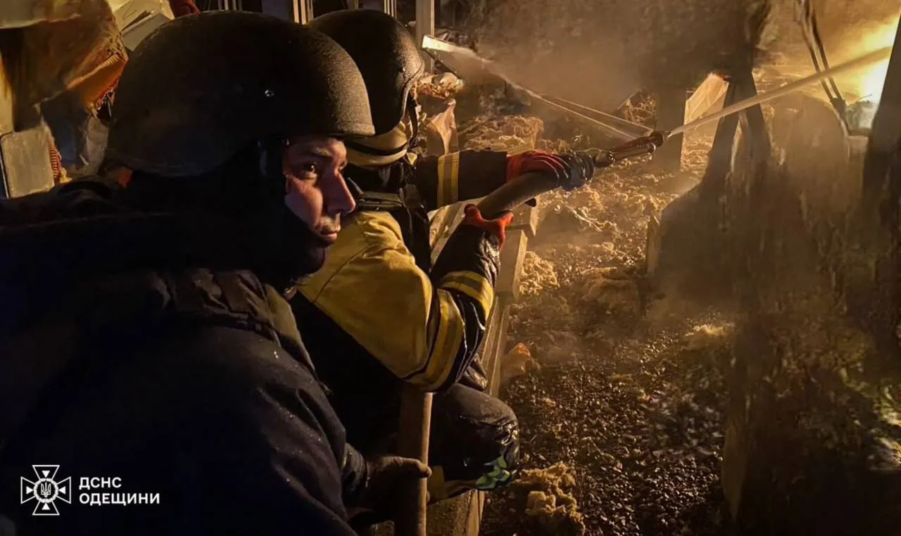 Нічна атака дронами на Одещині