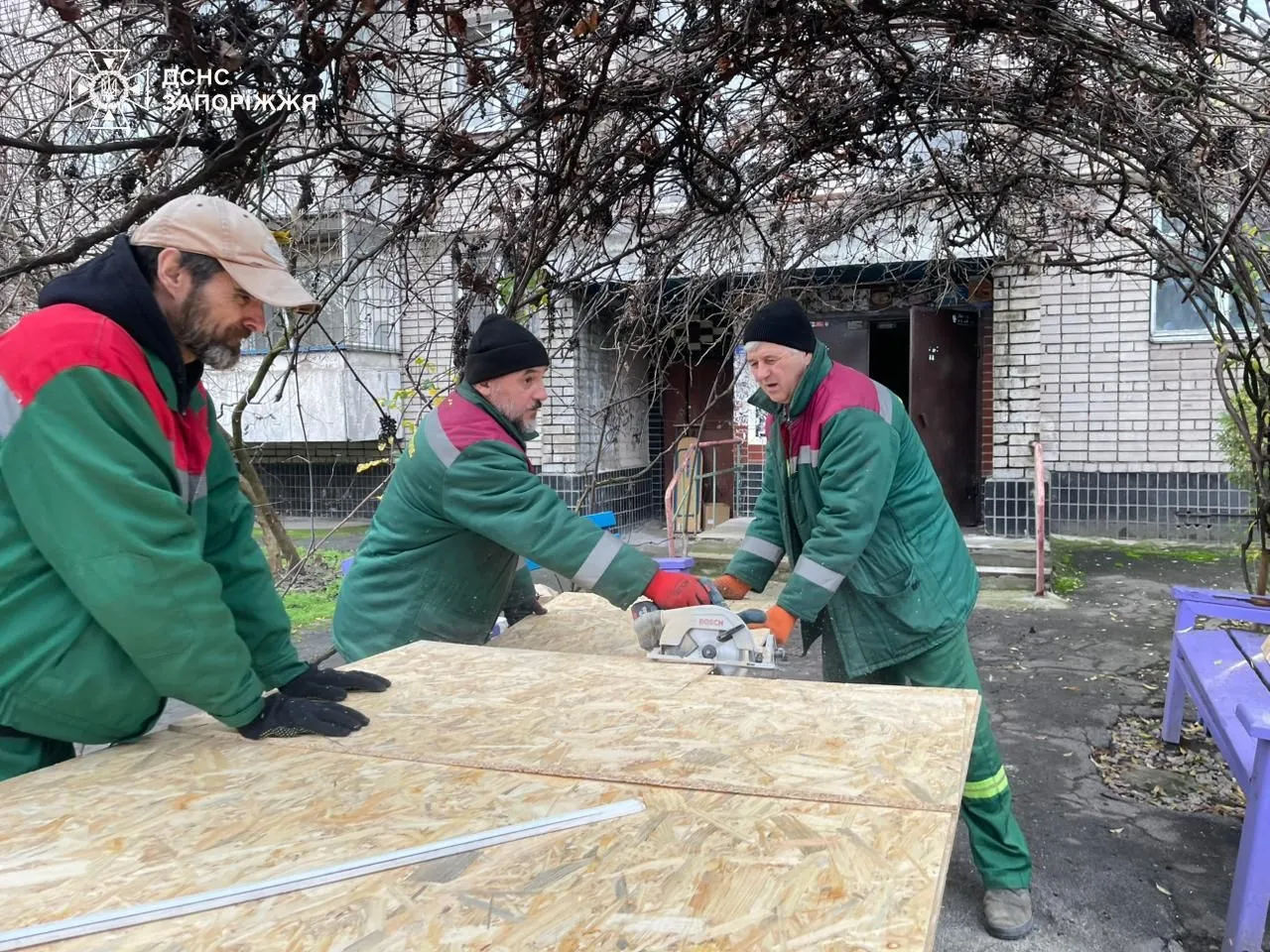 Удар «шахедами» по Запоріжжю