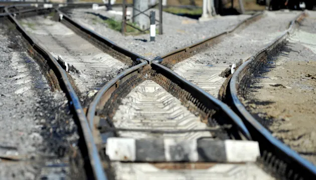 A fire broke out at a railway station in the Simferopol district of Crimea following an attack