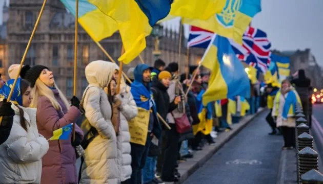 Українці Лондона проведуть масову акцію до Дня Соборності