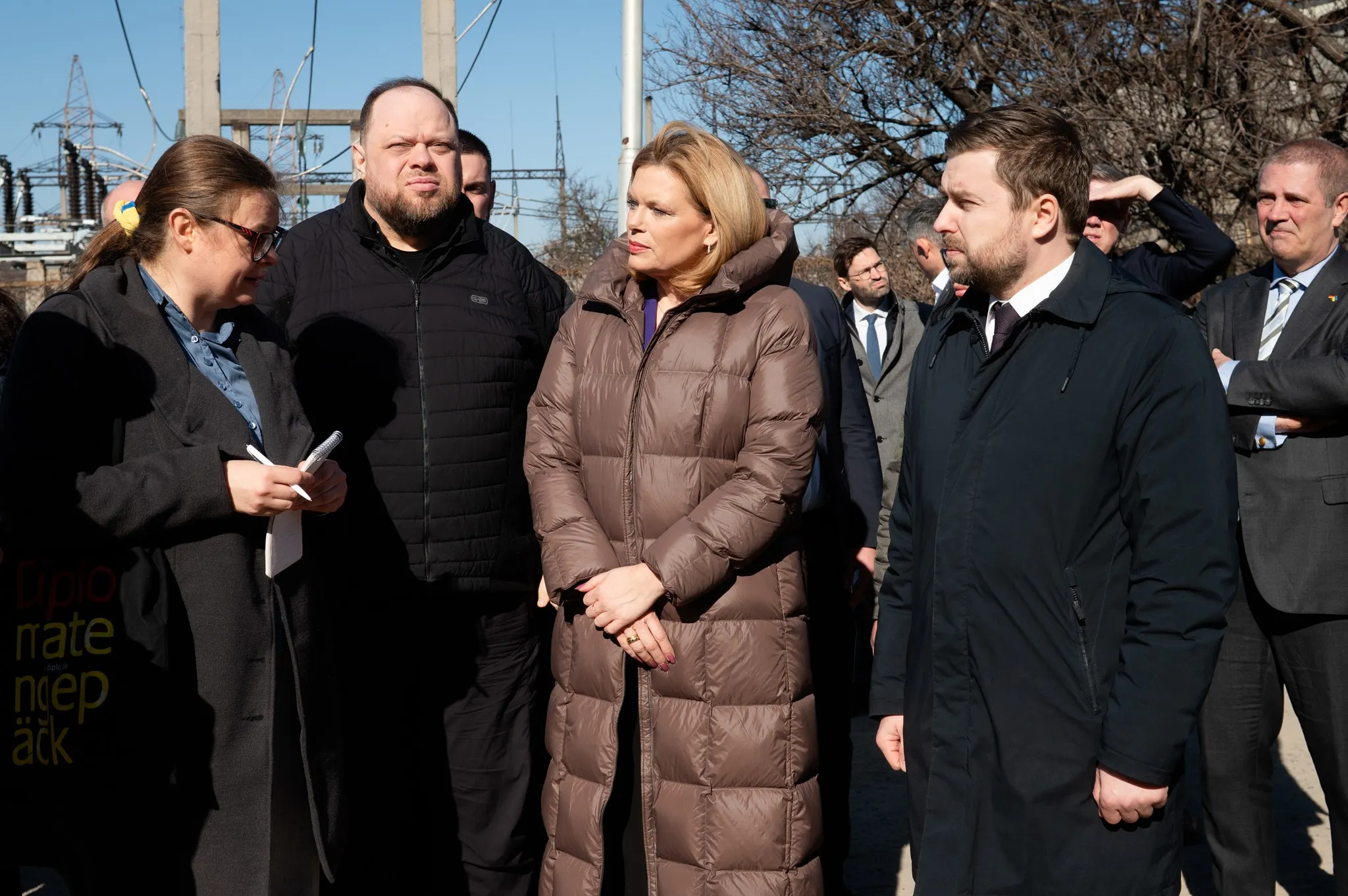 Президентка Бундестагу відвідала пошкоджений ворогом енергооб’єкт на Київщині