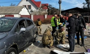 В Києві на Подолі спіймали грабіжника обмінника (Фото, відео)