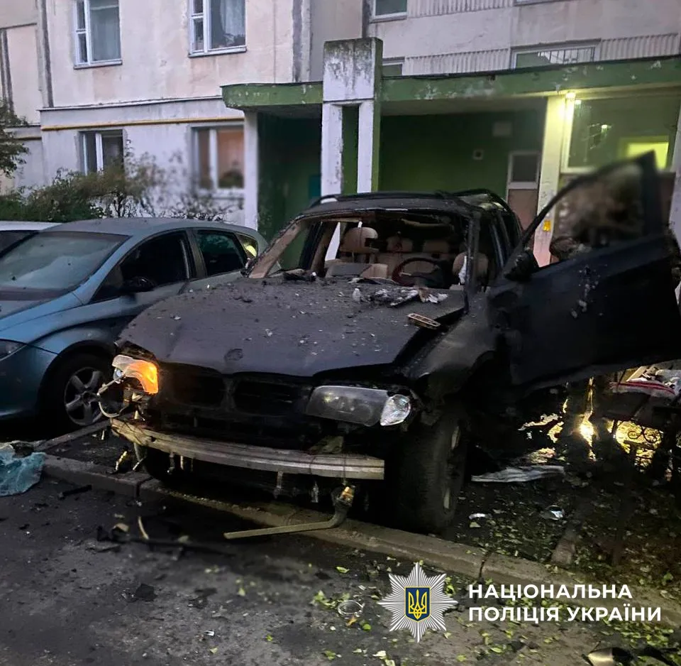 У Києві підірвали автомобіль BMW