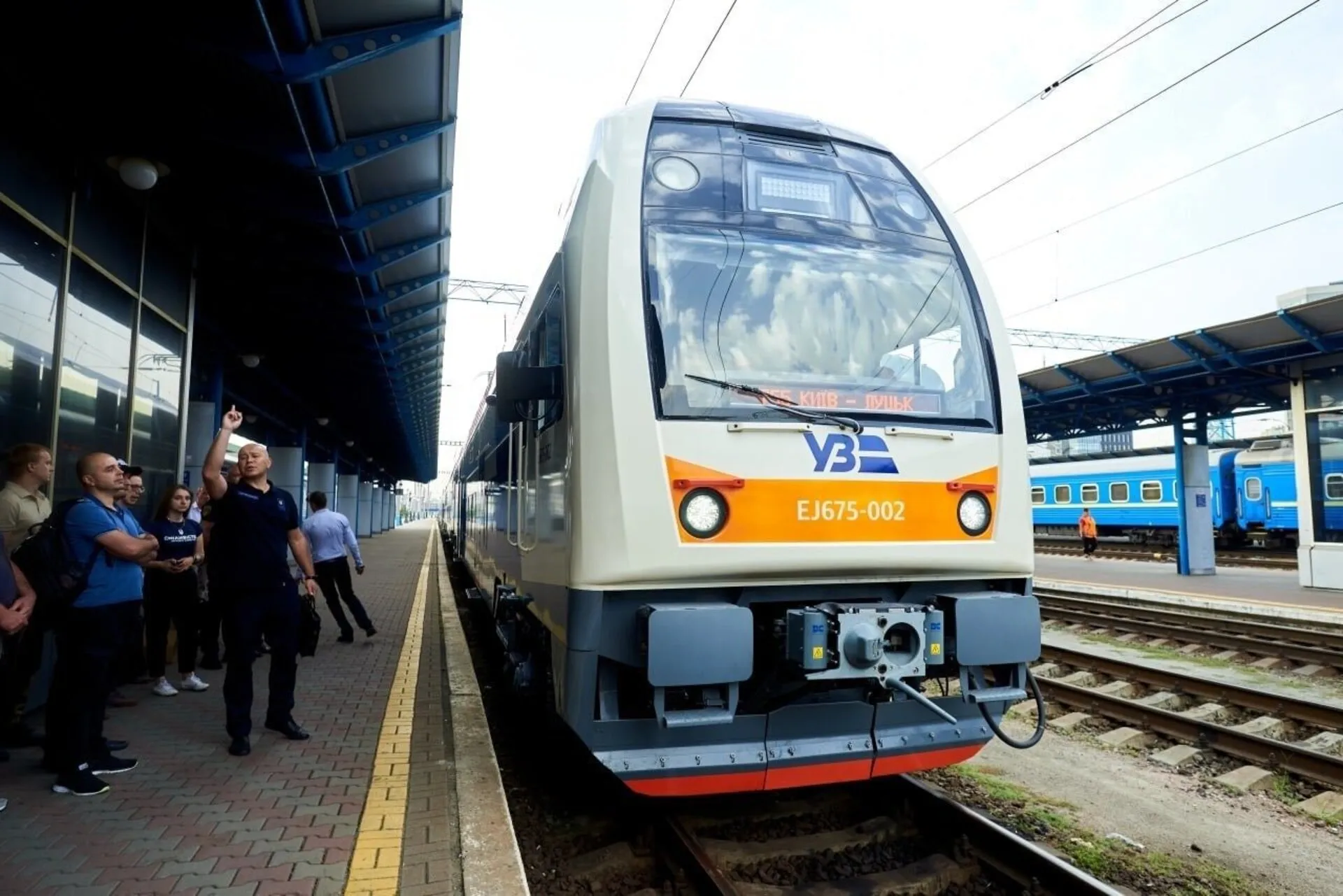 Ukrzaliznytsia has adjusted train schedules due to the Russian attack