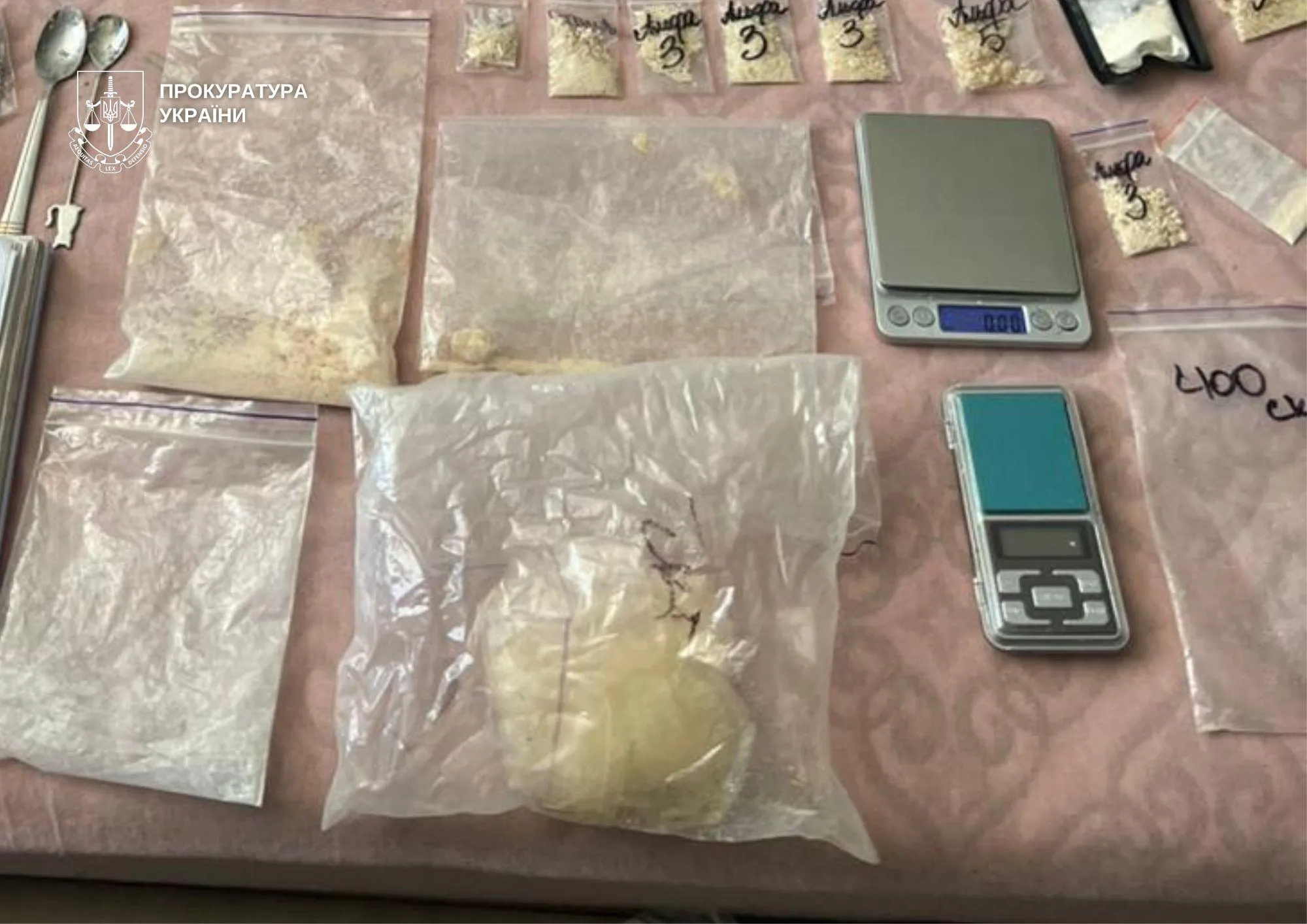 В Киеве задержали женщину с более чем 2,5 килограммами психотропных веществ
