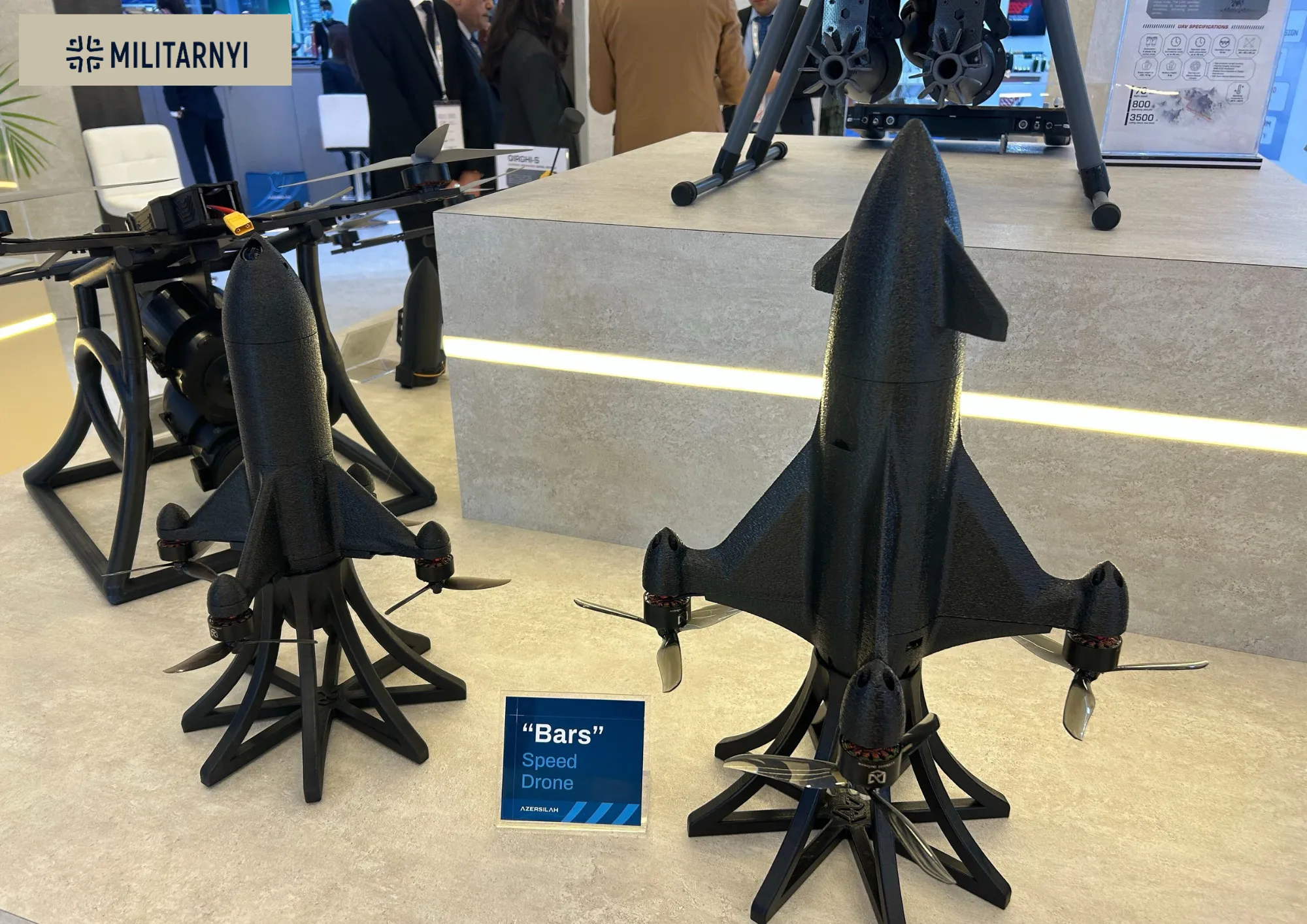 Азербайджан представив новітні ударні дрони на виставці в Ер-Ріяді