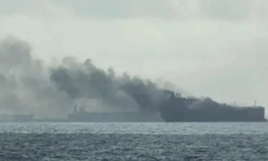 Дрони вдарили по порту і паливних баках на чорноморському узбережжі рф