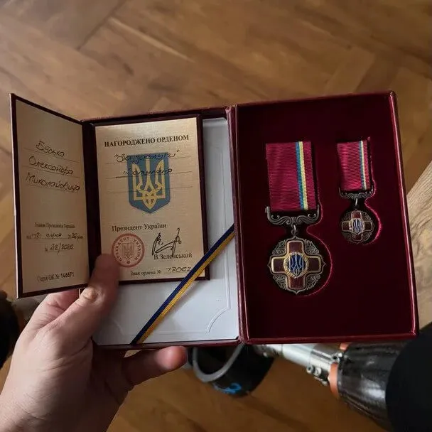 Олександр «Терен» Будько отримав державну нагороду від Володимира Зеленського