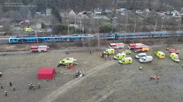 У Чехії зіштовхнулися два пасажирські потяги 