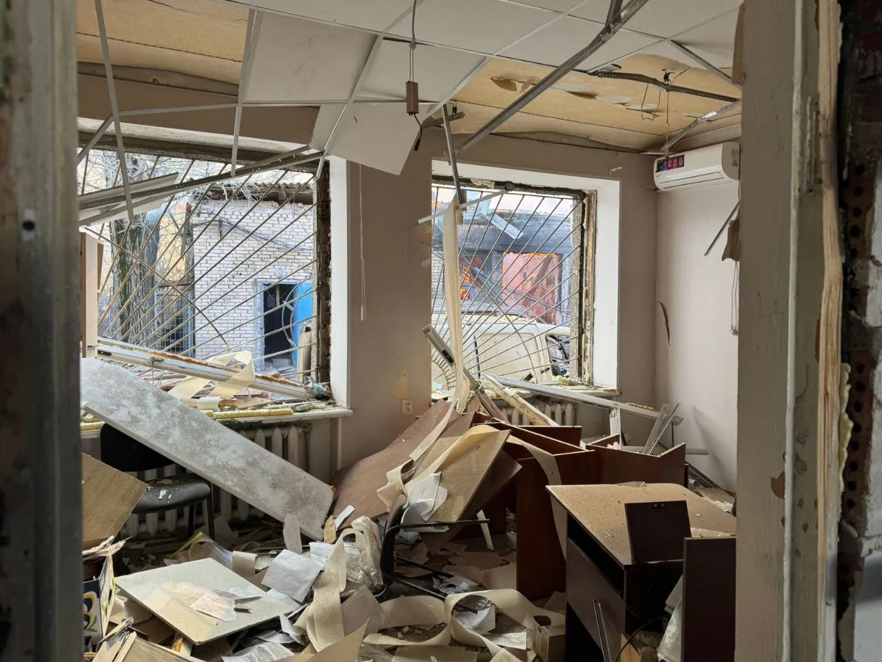 Enemy drops aerial bombs on Sloviansk