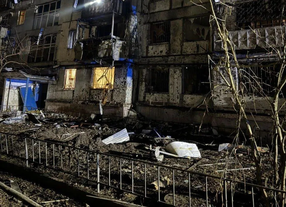 Нічна атака дронів по Дніпру