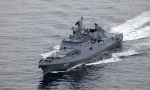 The frigate Admiral Makarov sustained damage as a result of a nighttime attack by the SBS