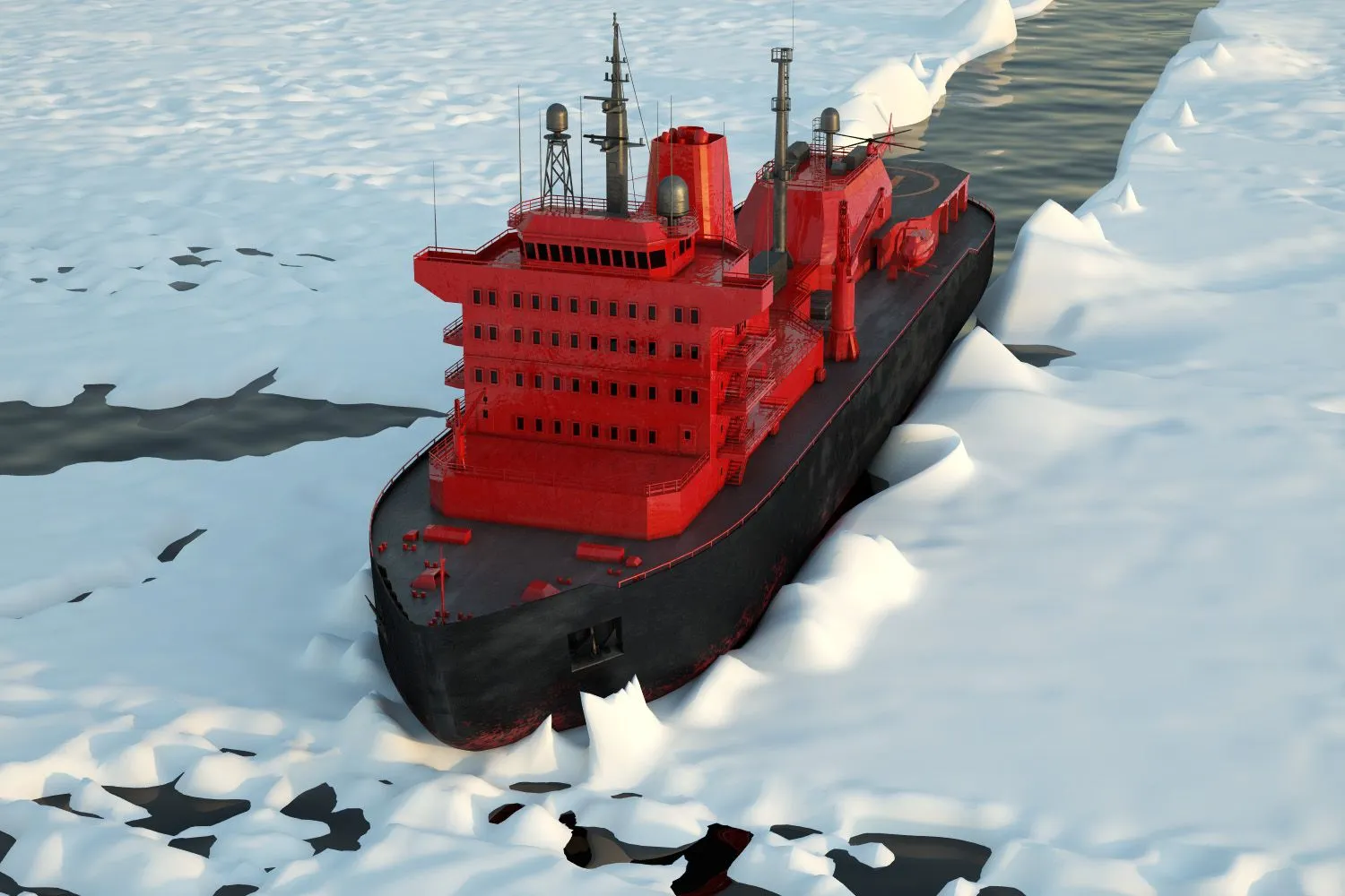 росія скасувала проєкт будівництва великих криголамів Icebreaker7 через проблеми з обладнанням