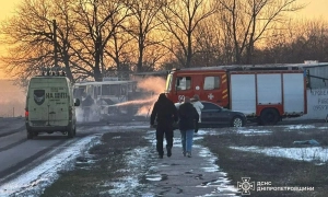 Уламки ворожих дронів впали в Подільському районі