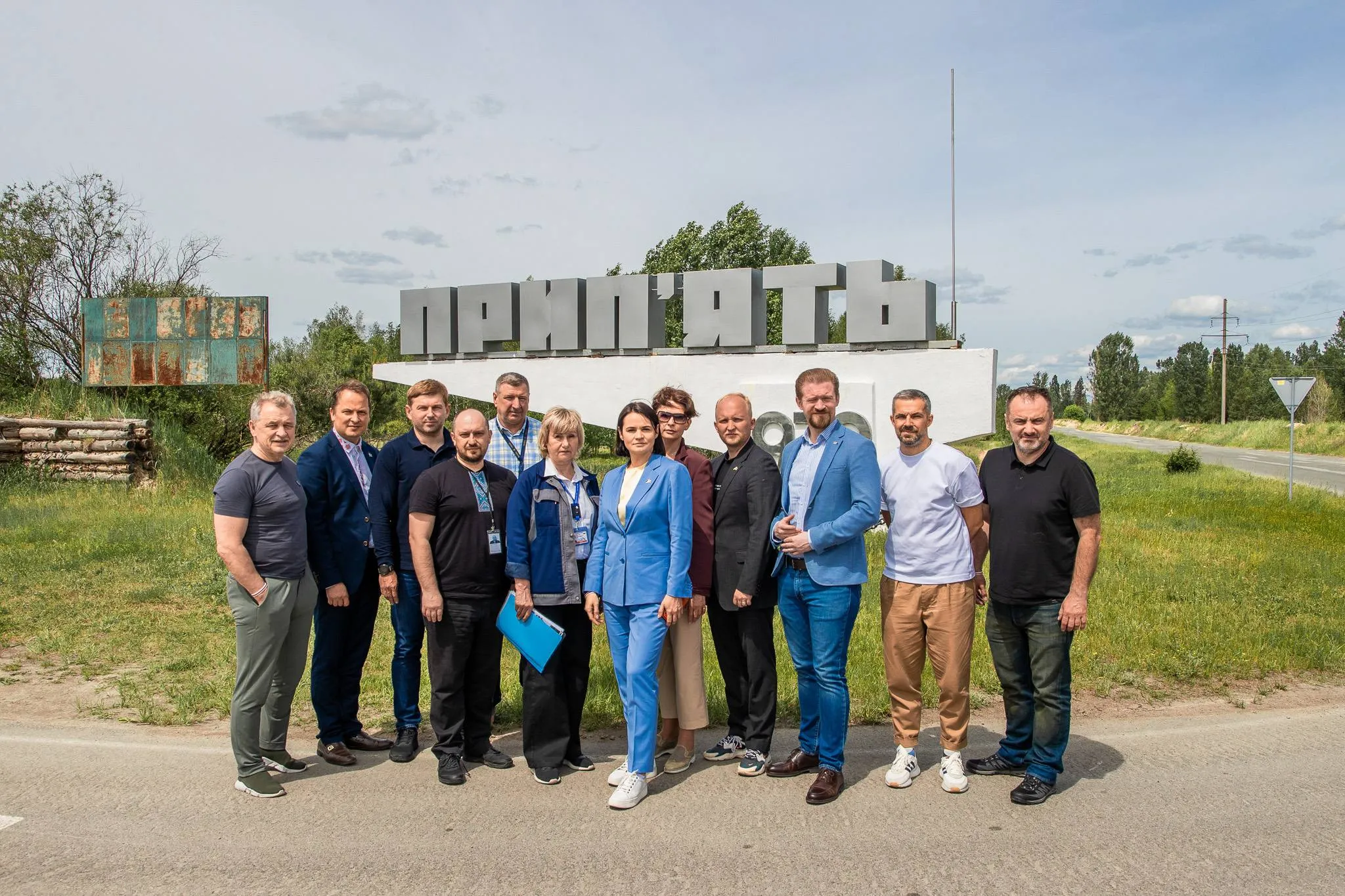 Tikhanovskaya shared her impressions following her visit to the Chernobyl Nuclear Power Plant