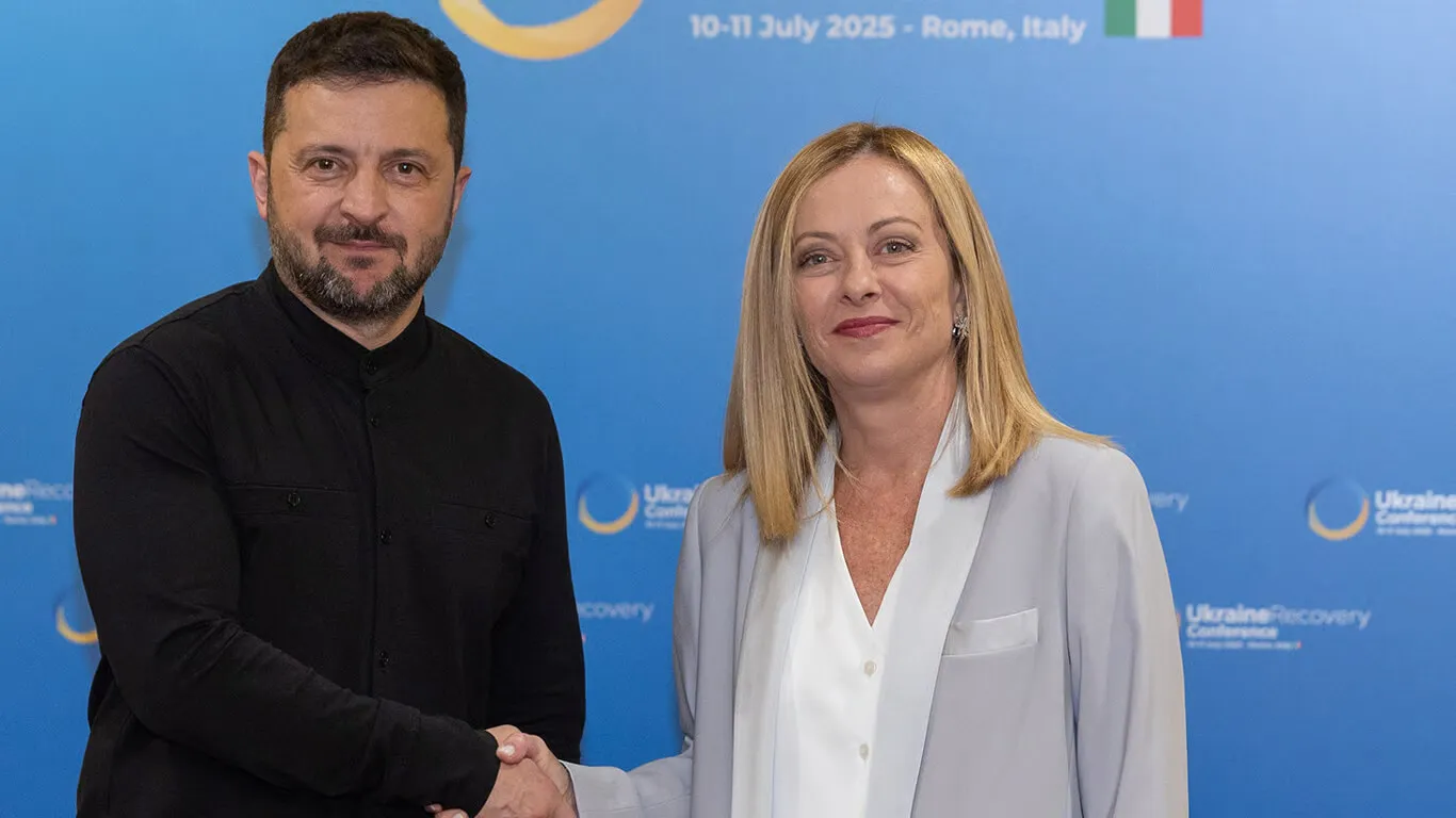 Мелоні прийме Зеленського у Римі наступного тижня