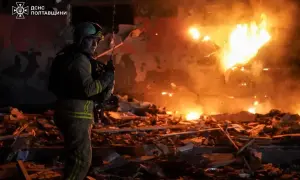 Фото: через обстріл БПЛА постраждав порт в Ізмаїлі
