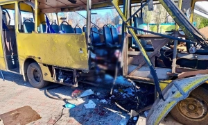 На Луганщині російські терористи позбавляються від доказів злочинів 