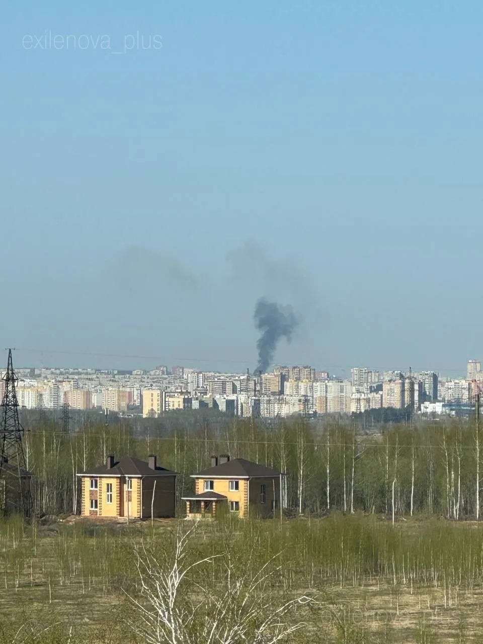 У російських Чебоксарах пролунали вибухи через атаку безпілотників