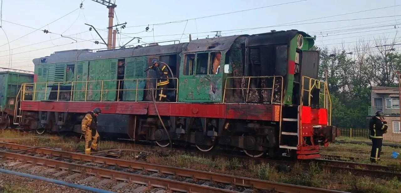 Российские дроны атаковали железную дорогу в Днепропетровской области